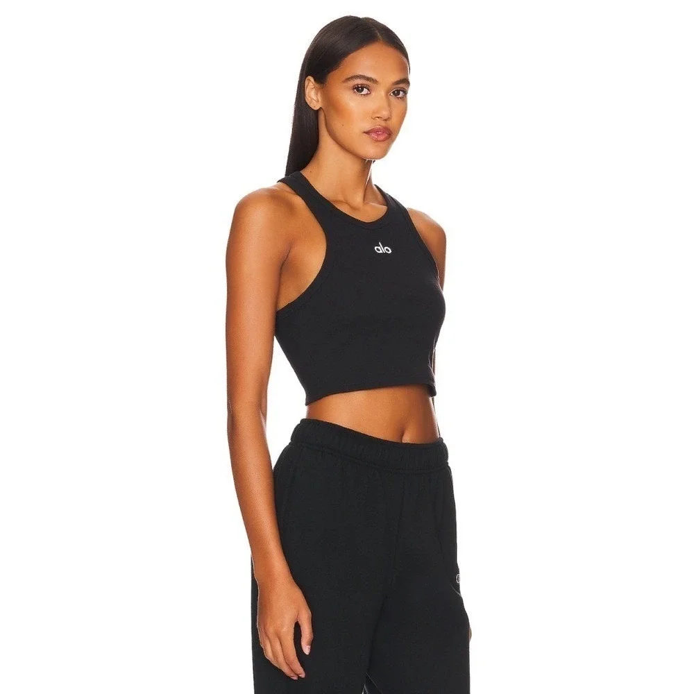 Alo Yoga Aspire Tank Black/White XS
